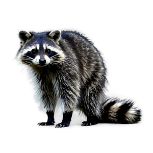 Black And White Raccoon Png 05242024 PNG image