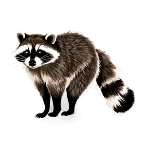 Black And White Raccoon Png Hew84 PNG image
