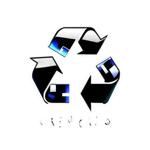 Black And White Recycle Logo Png Mej PNG image