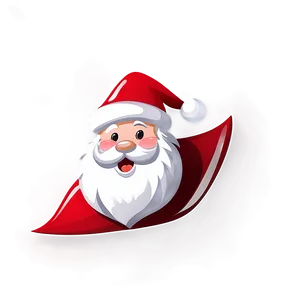 Black And White Santa Clipart Png Voy PNG image