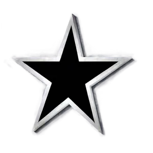 Black And White Star Pattern PNG Hnk92 PNG