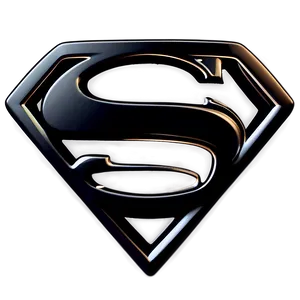 Black And White Superman Logo PNG 72