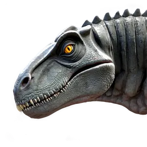 Black And White T Rex Head PNG 06292024 PNG