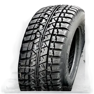 Black And White Tire Tracks PNG 06202024