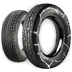 Black And White Tire Tracks PNG 54