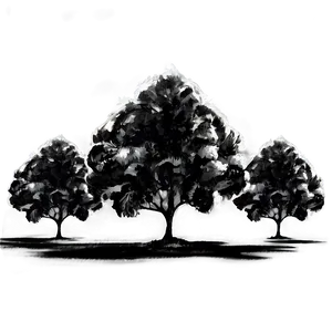 Black And White Tree In Urban Landscape PNG 1 PNG