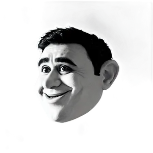 Black And White Trollface PNG Kei