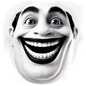 Black And White Trollface PNG Raj