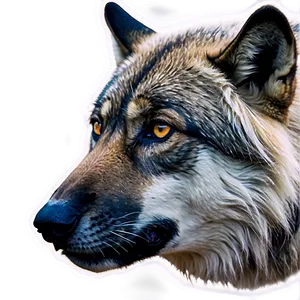 Black And White Wolf Face Png Lfe PNG image