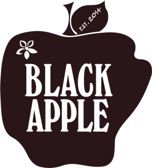 Black Apple Logo Design
