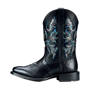 Black Ariat Boots Png 06282024 PNG image