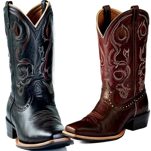 Black Ariat Boots Png 26 PNG image