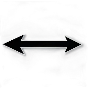 Black Arrow For Branding PNG Oco