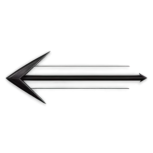 Black Arrow For Digital Product PNG Yqn60 PNG