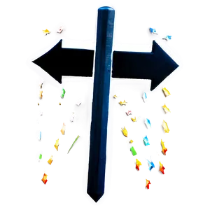 Black Arrow For Direction PNG Adn PNG