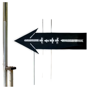 Black Arrow For Signage PNG Qaj PNG