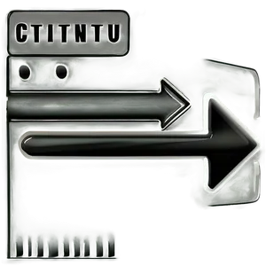 Black Arrow For Slide Deck PNG 39 PNG