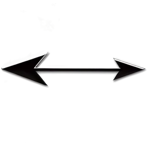 Black Arrow For Software PNG 49
