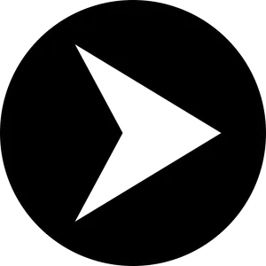 Black Arrow Icon Simple Design PNG