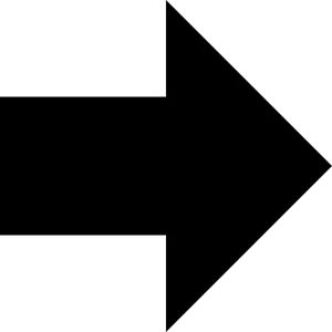 Black Arrow Icon Simple Design PNG