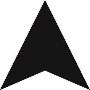 Black Arrow Icon Simple Design PNG image