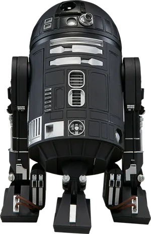 Black Astromech Droid PNG image