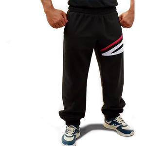 Black Athletic Pants PNG Wih77 PNG