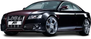 Black Audi A B T Sportsline Coupe H D PNG image