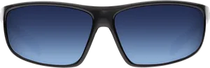 Black Aviator Sunglasses Product View PNG image