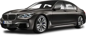 Black B M W5 Series Sedan