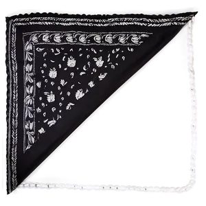 Black Bandana Accessory PNG Vdd