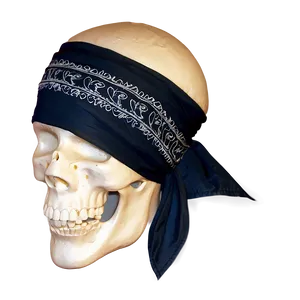 Black Bandana Wrap PNG Oho