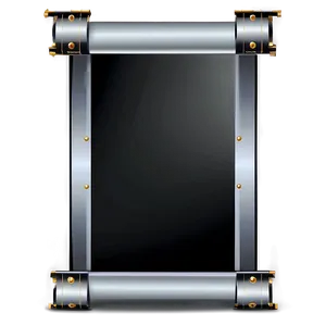 Black Banner For Business PNG 06132024