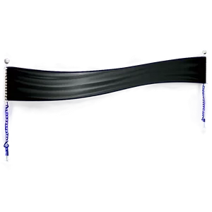 Black Banner For Event PNG 57
