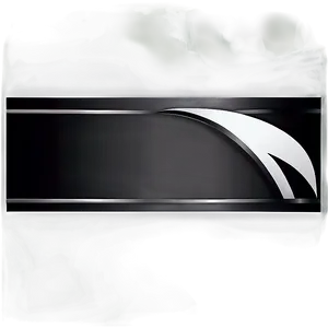 Black Banner For Logo PNG 06132024