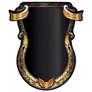 Black Banner For Logo PNG Tbi93 PNG
