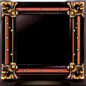 Black Banner Frame Png 96 PNG image