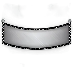 Black Banner With Polka Dots PNG 75 PNG