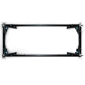 Black Banner With Stars PNG Moe15 PNG