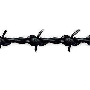 Black Barbed Wire Png Orx52 PNG image