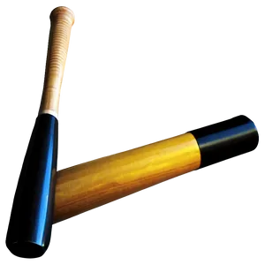 Black Baseball Bat PNG Dwd