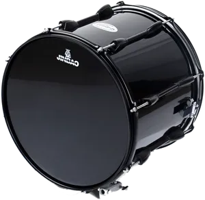 Black Bass Drum Music Equipment PNG image