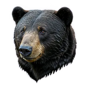 Black Bear Head PNG Ftv80 PNG