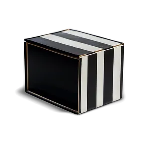 Black Box With Stripes Png Qis PNG image