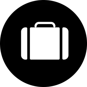 Black Briefcase Icon PNG