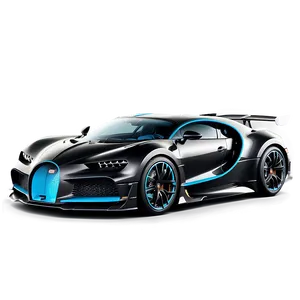 Black Bugatti Divo PNG Ino