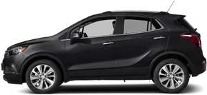 Black Buick Encore Side View PNG image