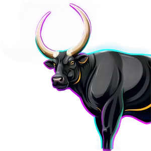 Black Bull Vector PNG Nxq