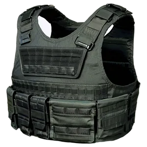 Black Bulletproof Vest Png 25 PNG image