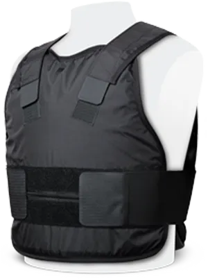 Black Bulletproof Veston Mannequin PNG image